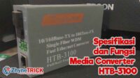 Spesifikasi dan Fungsi Media Converter HTB-3100